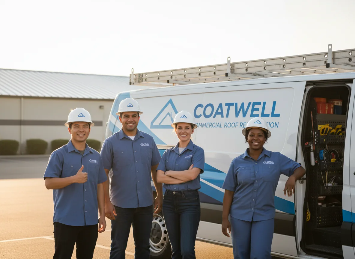 Commercial roof coating company in Viola, ID